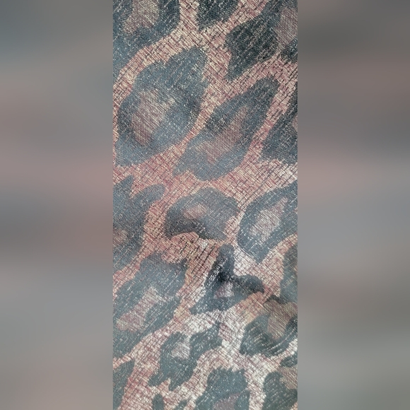 Ann Taylor Mini Skirt Women's 6 Bronze & Black Shimmer Leopard Print Lined - Picture 3 of 10